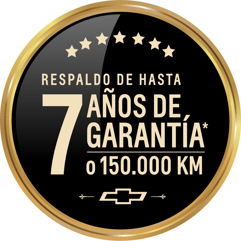Chevrolet Ecuador - Logo de Garantia de tu Tracker Turbo