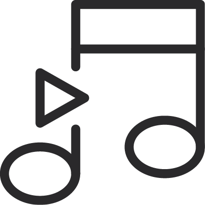 Ícono representativo del sistema de sonido premium en la Chevrolet Tahoe con reproducción multimedia avanzada