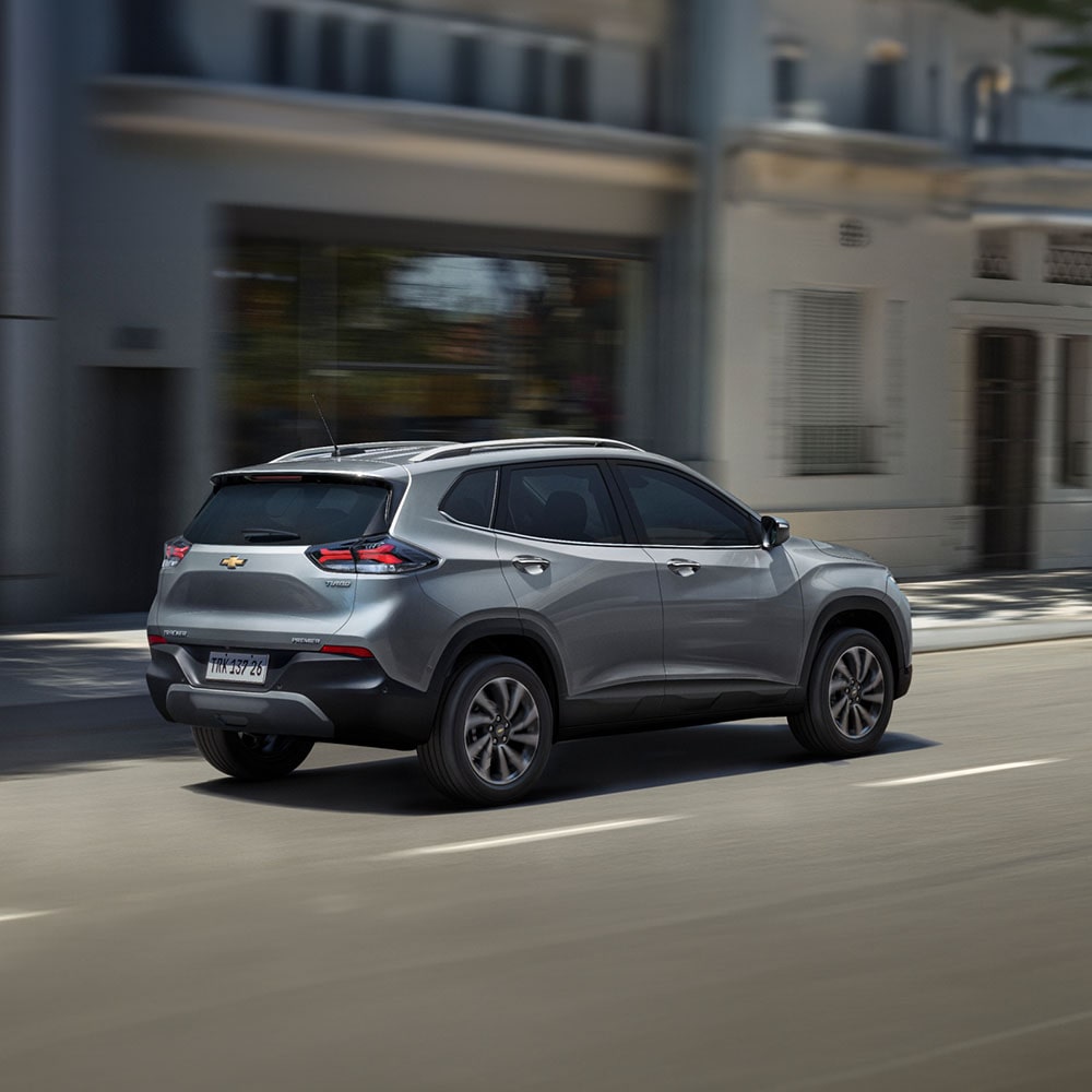 Vista en detalle de los asientos de la Chevrolet Tracker.