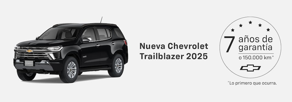 Chevrolet Trailblazer - Garantía