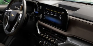 Vista en detalle de la pantalla 11 pulgadas de la Chevrolet Trailblazer.