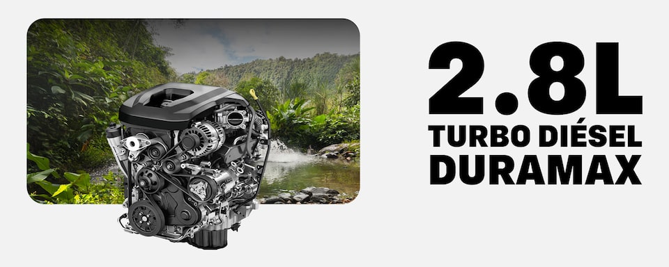 2,8 L turbo diésel duramax.
