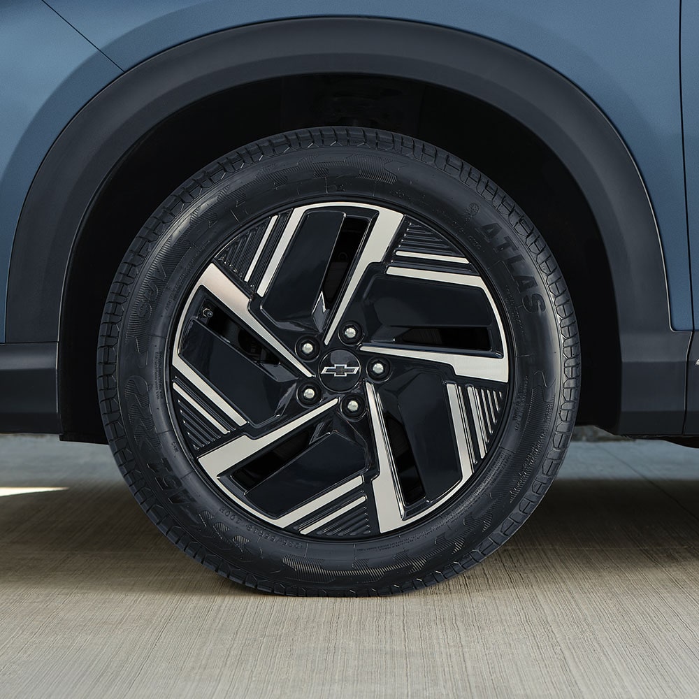 Vista cercana de los aros de aleación de 18 pulgadas de la Chevrolet Captiva PHEV.