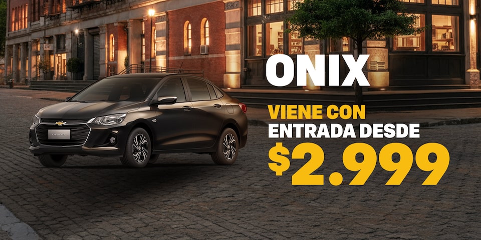 Chevrolet Onix Sedán - Oportunidades Black Sales