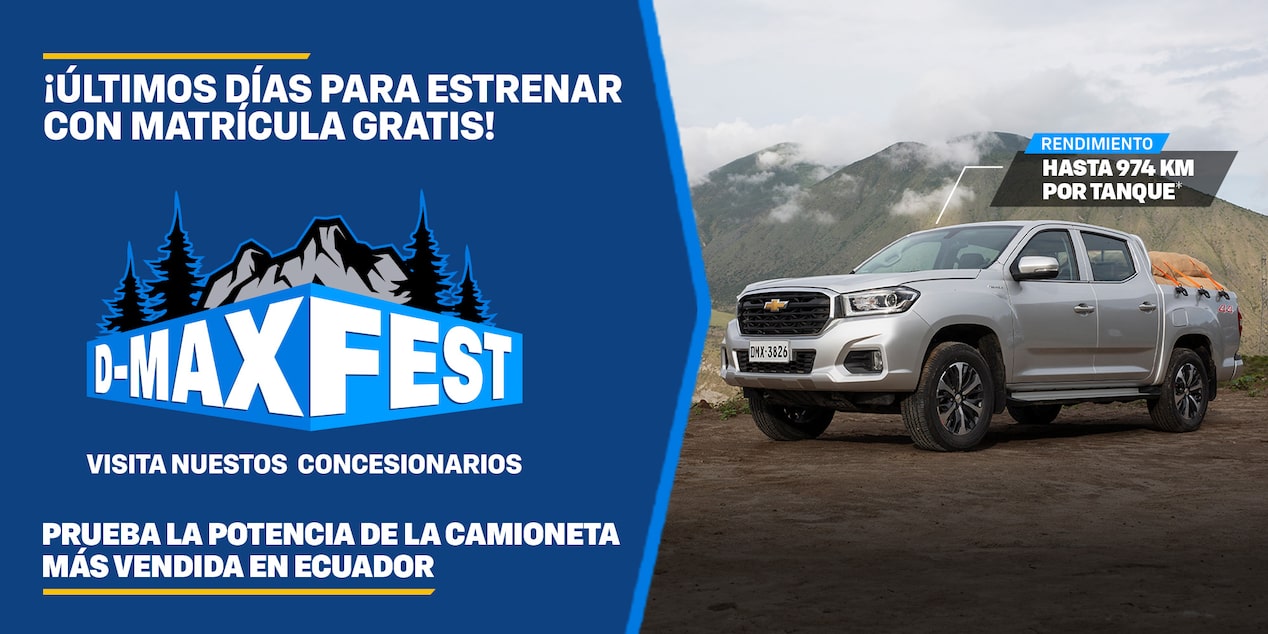 Chevrolet DMAX pickup 4x4, aventura y resistencia al mejor precio