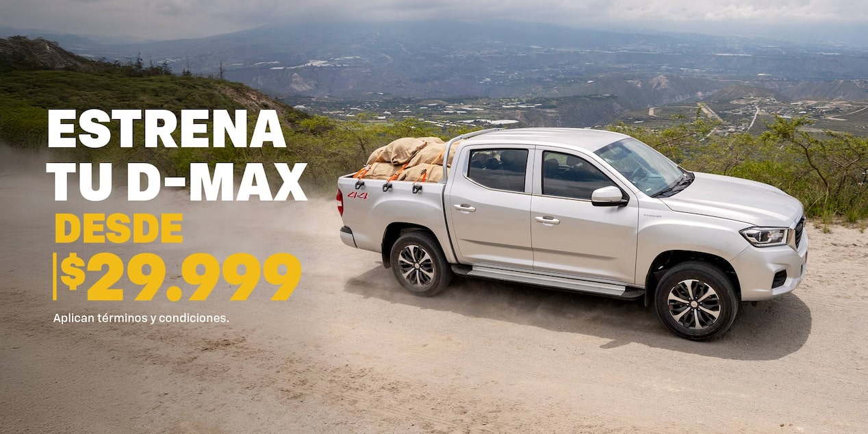 Chevrolet DMAX pickup 4x4, aventura y resistencia al mejor precio