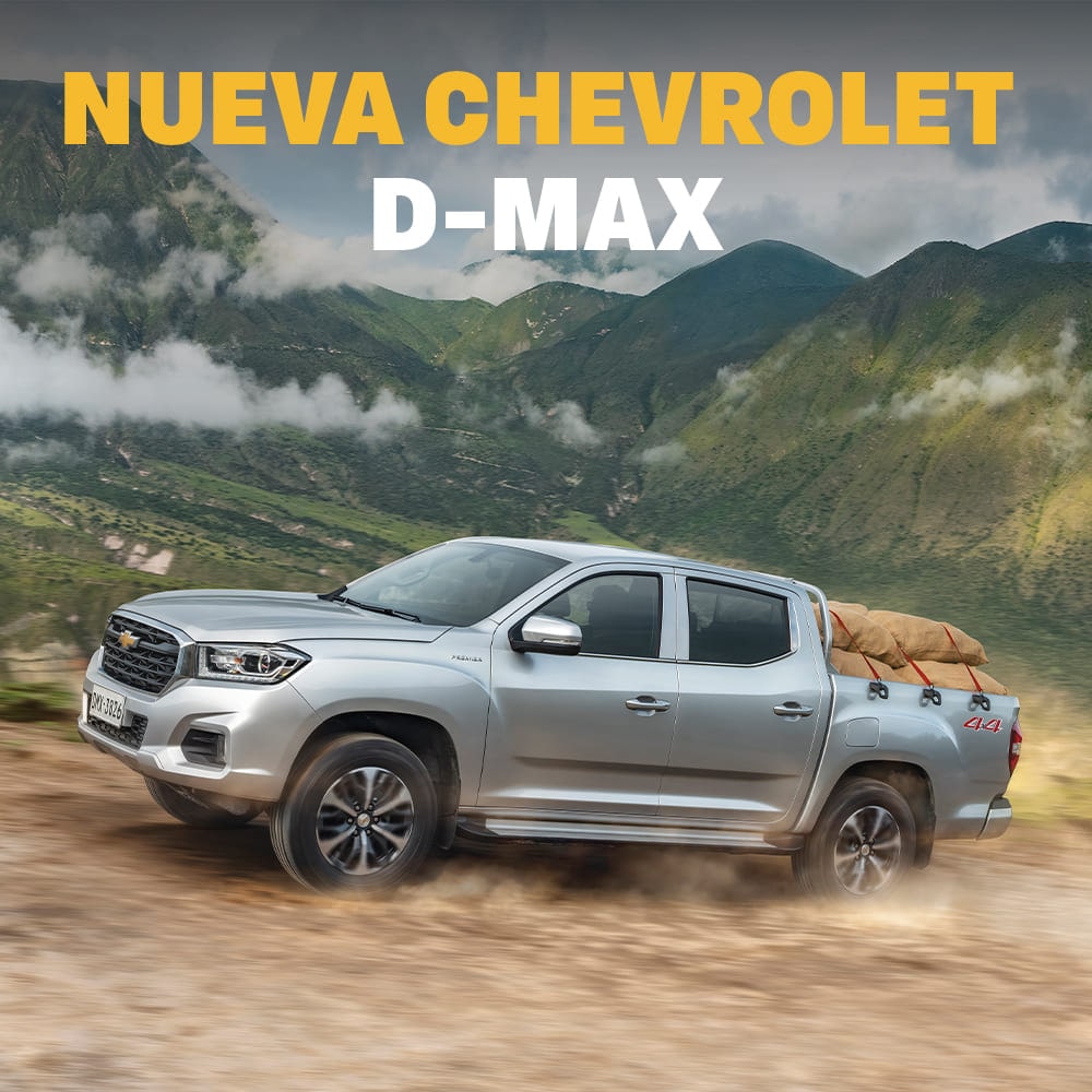 Chevrolet DMAX pickup 4x4, potencia y capacidad de carga para aventuras