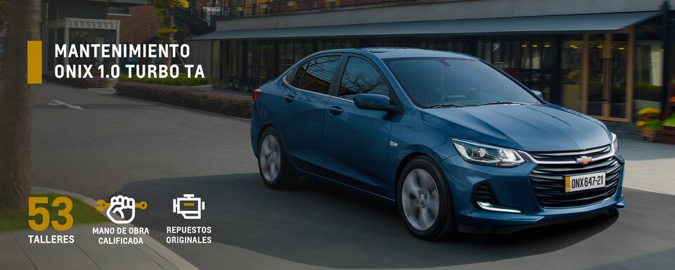 Mantenimiento Chevrolet Onix 1.0 Turbo TA