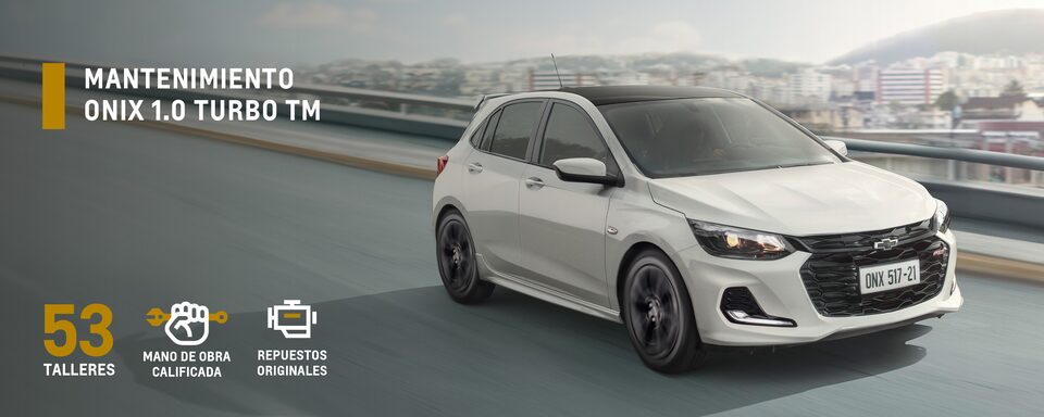 Mantenimiento Chevrolet Onix 1.0 Turbo TM