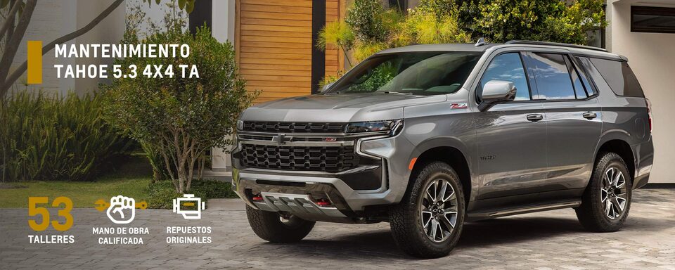 Realiza el mantenimiento de tu camioneta Chevrolet Tahoe 5.3 4x4 TA