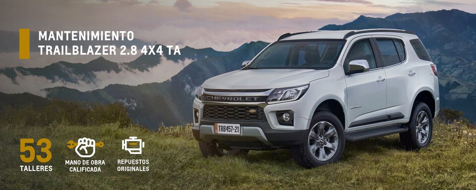 El mantenimiento preventivo de tu Chevrolet Trailblazer 2.8 4x4 TA mantiene tu camioneta en excelente estado
