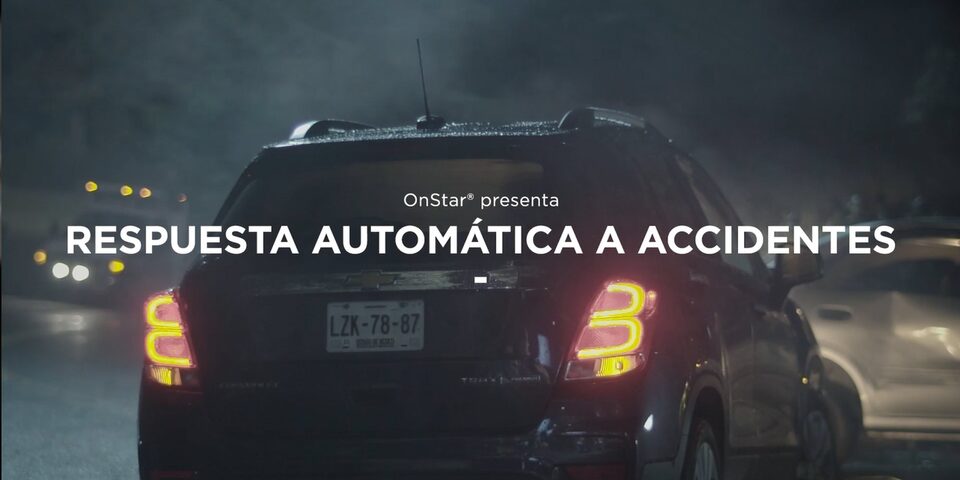 Respuesta automática a accidentes OnStar: en caso de accidente un asesor alertará a los servicios de emergencia