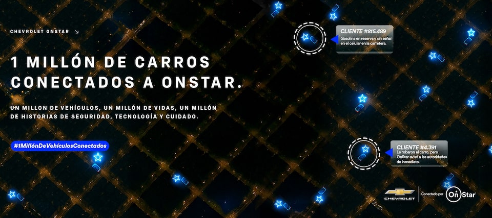 Suscripción Servicio OnStar - Un millón de vehículos conectados