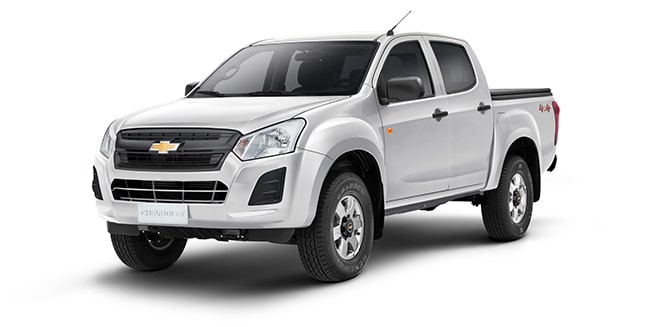Camioneta Chevrolet D-Max High Power en color blanco
