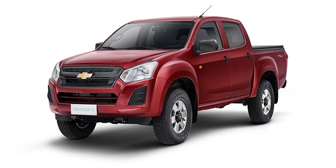 Camioneta Chevrolet D-Max High Power en color vino