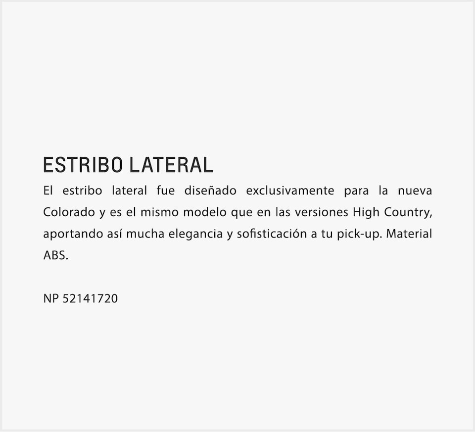 Chevrolet Colorado Accesorios Kit Offroad - Roll Bar 