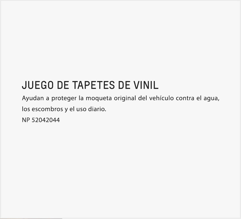 Chevrolet Colorado Accesorios Kit Sport - Juego de Tapetes