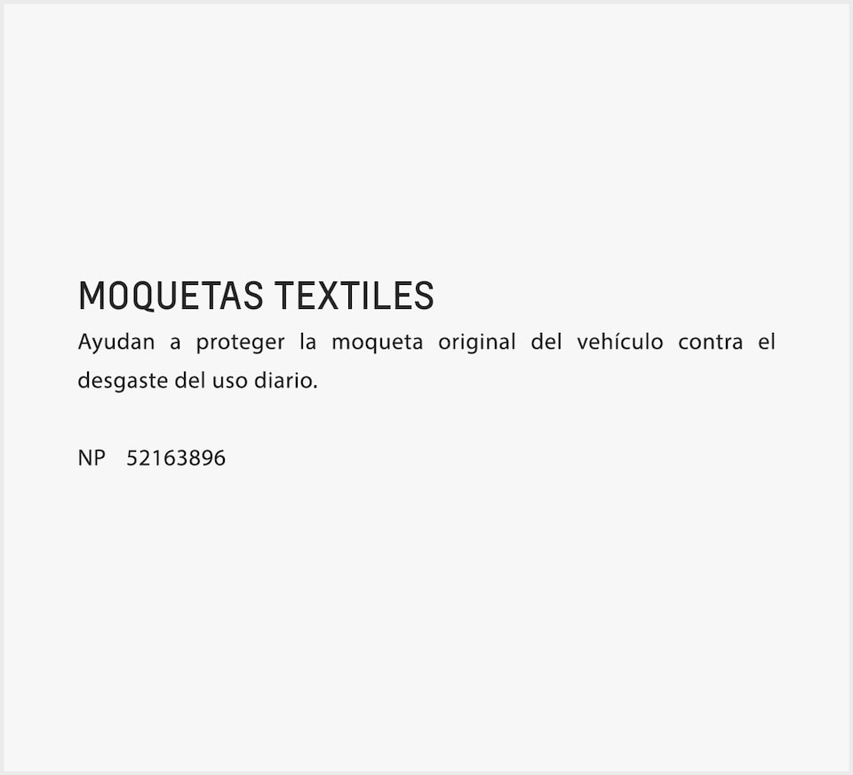 Chevrolet Colorado Accesorios Confort - Moquetas Textiles
