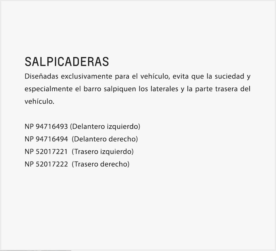 Chevrolet Colorado Accesorios Kit Sport -  Salpicaderas
