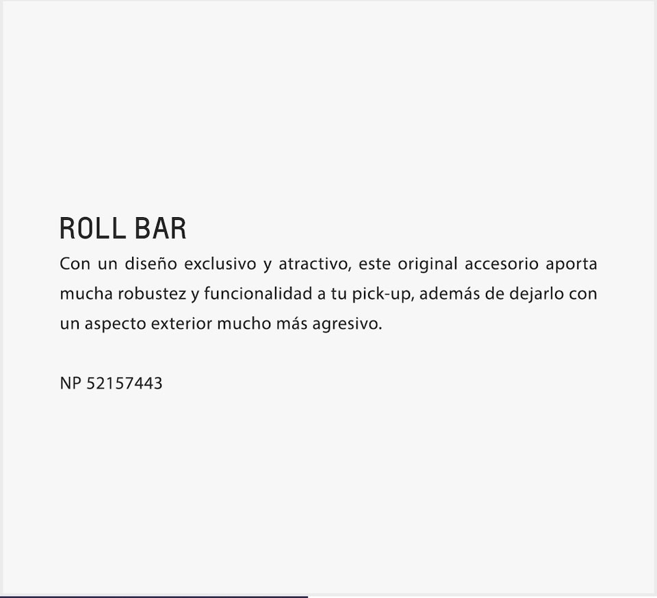 Chevrolet Colorado Accesorios Kit Offroad - Roll Bar