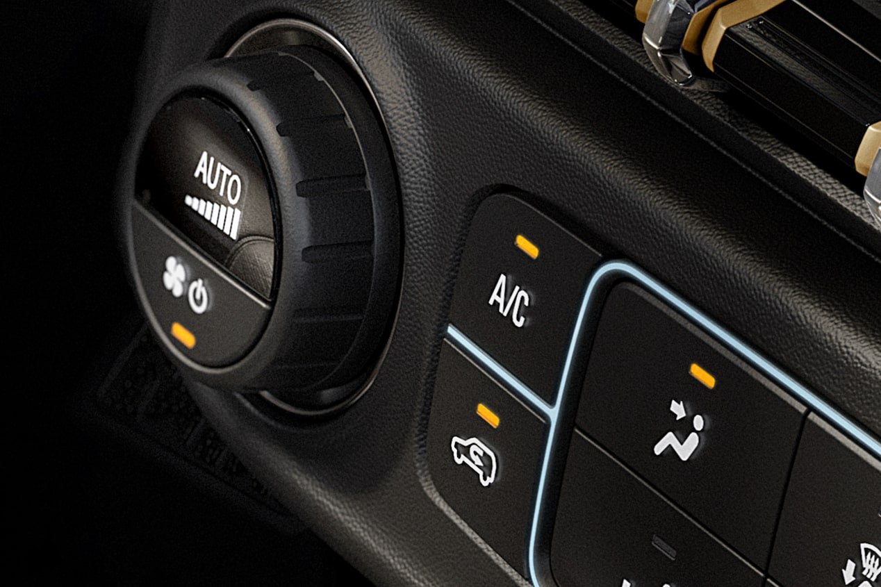 Climatizador automático de la Chevrolet Colorado.