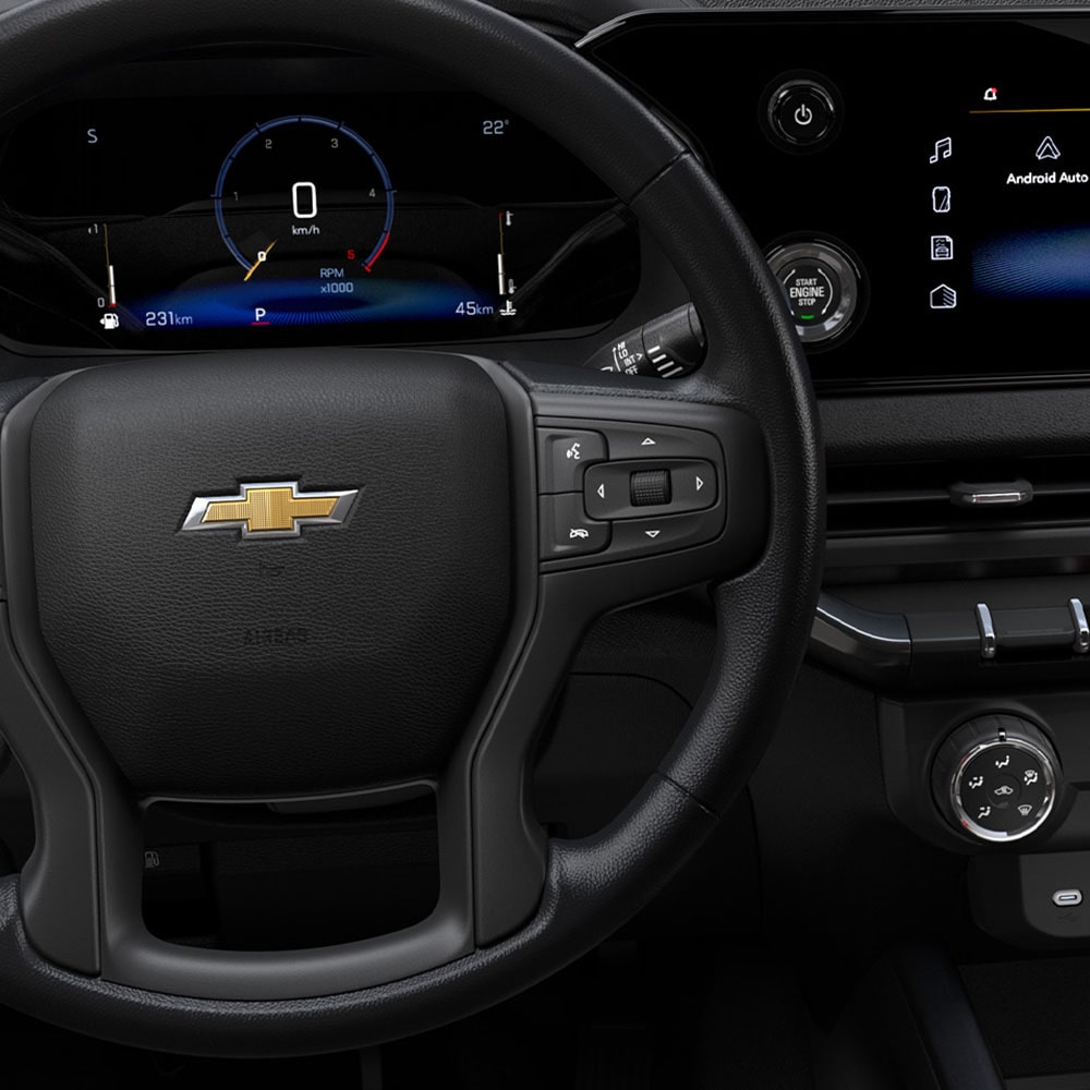 Tablero completo de la Chevrolet Colorado.