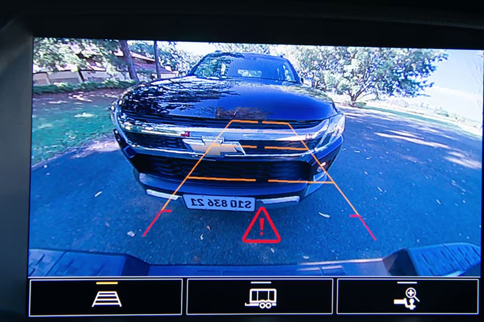 Funcionamiento de la cámara de retroceso para estacionar.