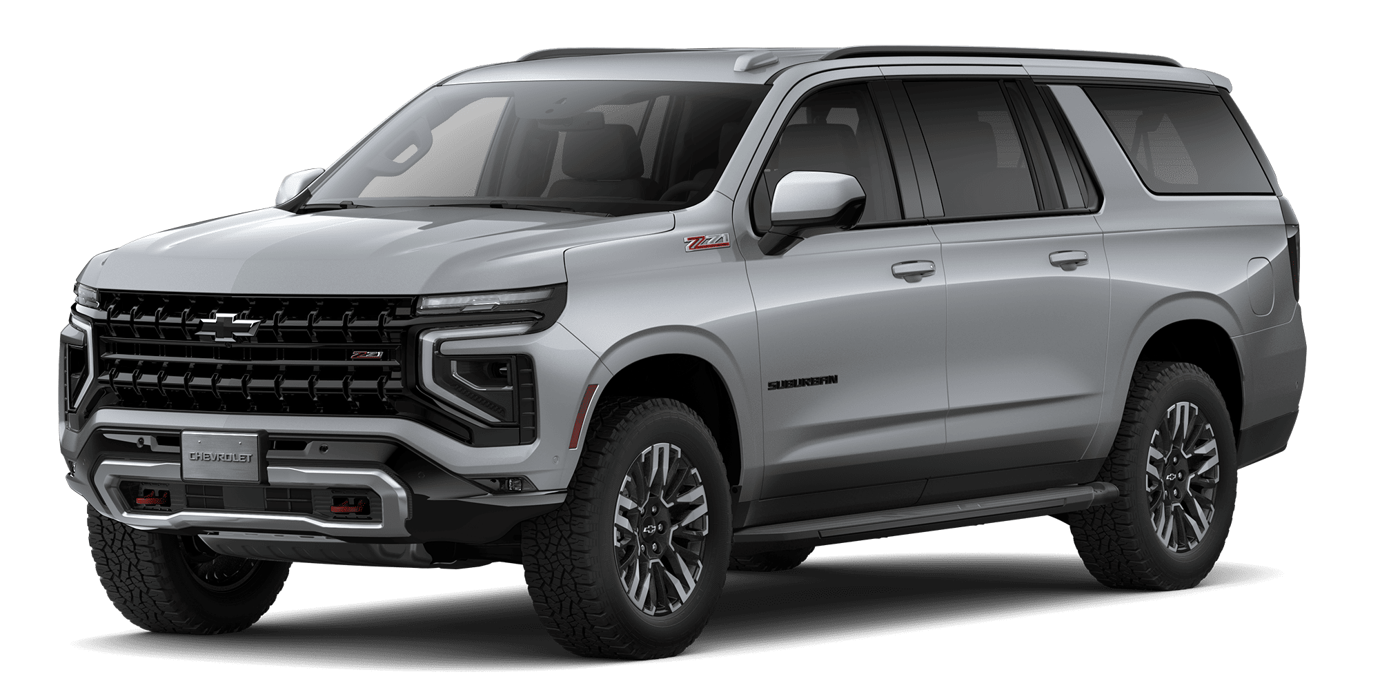 Chevrolet Suburban Z71 color gris, SUV de lujo con máxima seguridad y espacio familiar