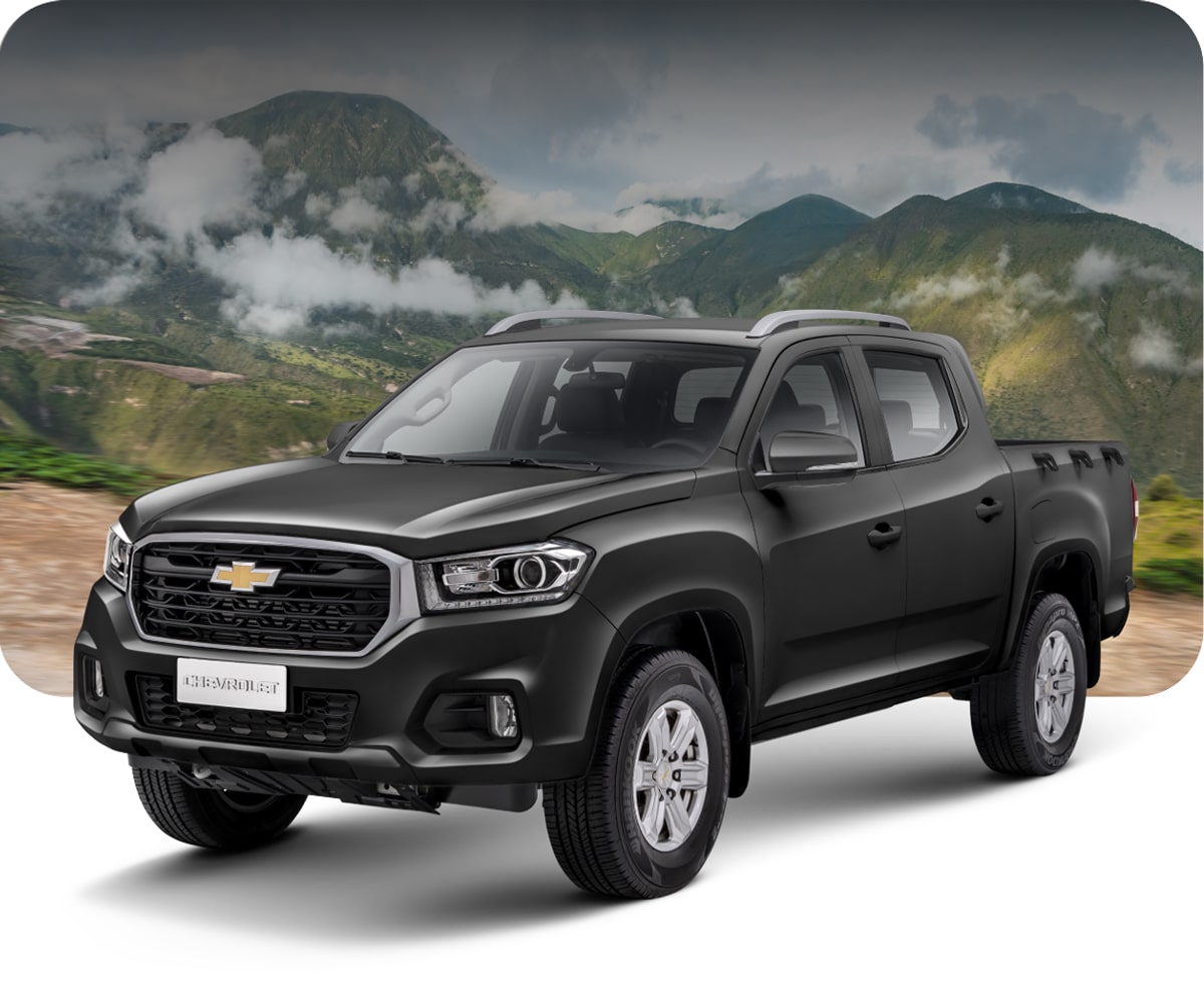 Chevrolet D-Max modelo 4x2 con aros de 16 pulgadas de aluminio.