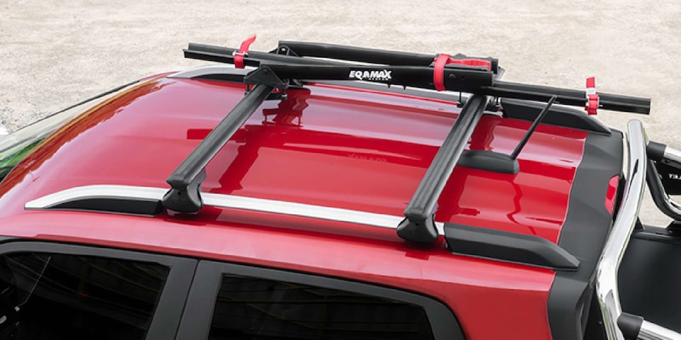 Transporta bicicletas a bordo de tu camioneta Chevrolet Montana con el portabicicletas de techo