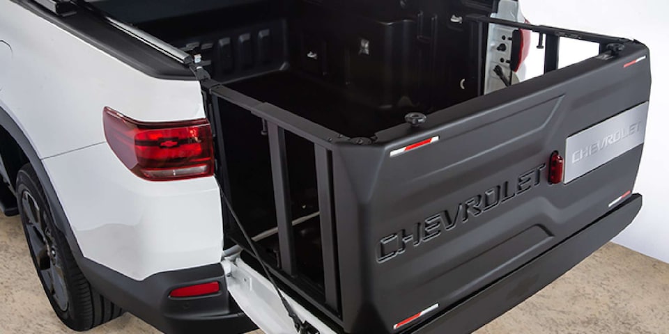 Incrementa la capacidad de transporte con el extensor de caja para Chevrolet Montana