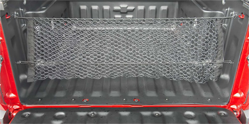 Acomoda todo con la red de carga vertical para Chevrolet Montana