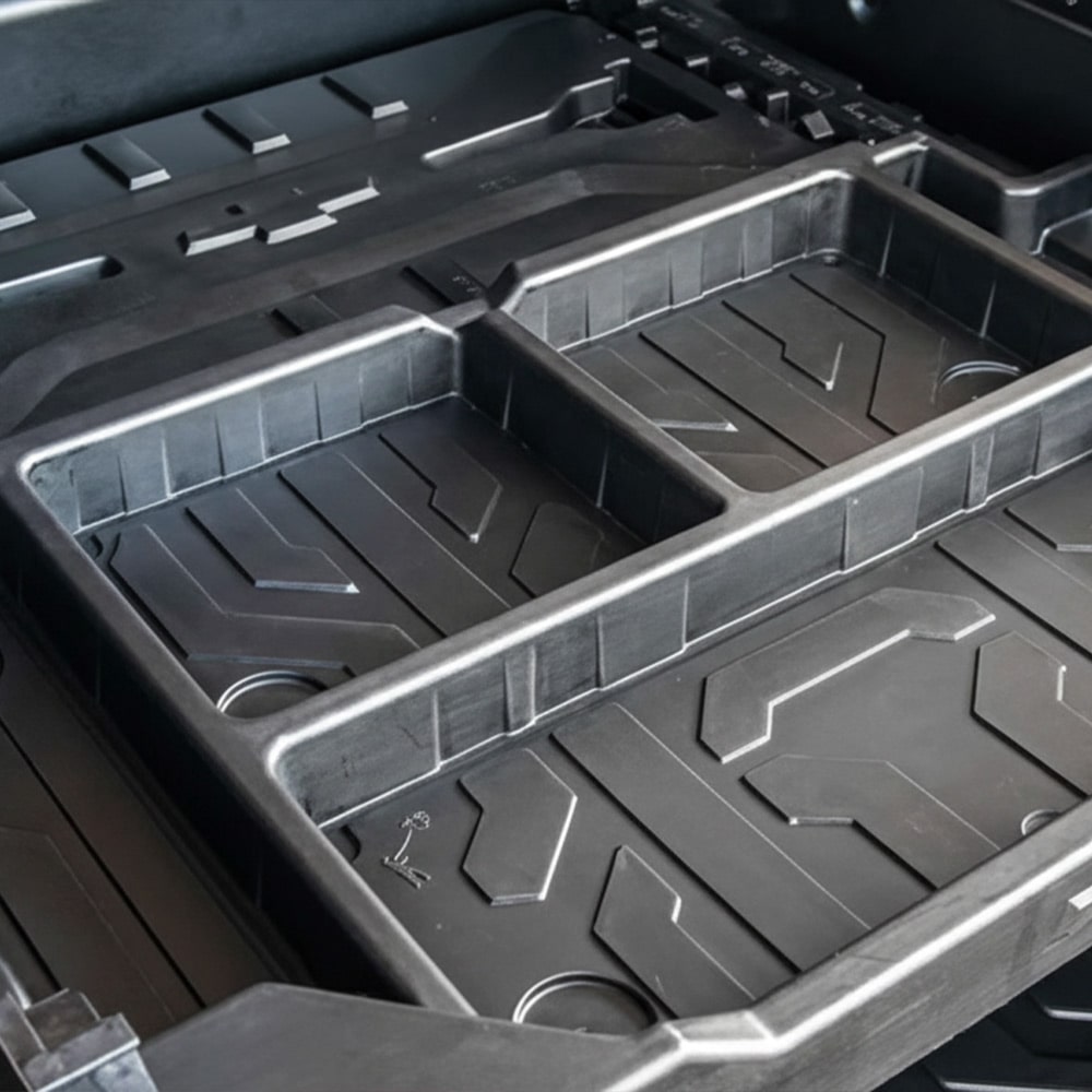 Detalle de la Multi-Board adaptable en 6 posiciones para optimizar la carga de la Chevrolet Montana.