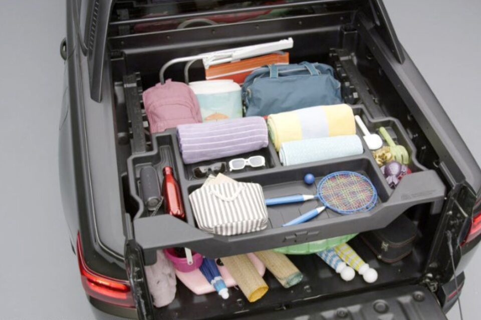 Conoce el separador multiboard del balde de la nueva camioneta Chevrolet Montana