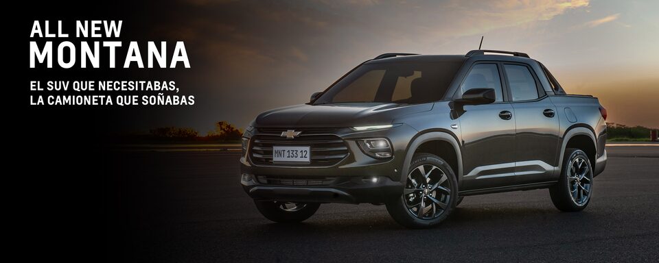 Subete a la nueva camioneta Chevrolet Montana