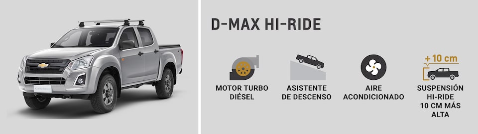 Chevrolet - Socios de Negocio - Proveedores - D Max Hi Ride