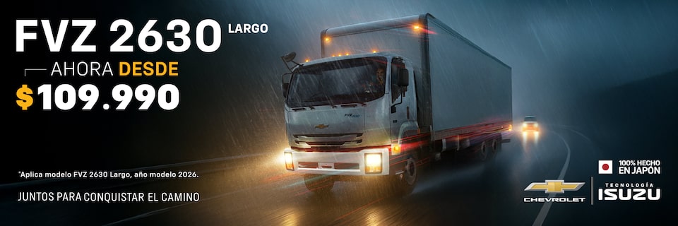 Chevrolet Ecuador Promociones - Camión FVZ 2630 largo
