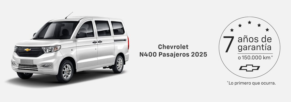 Chevrolet N400 Pasajeros - Garantía
