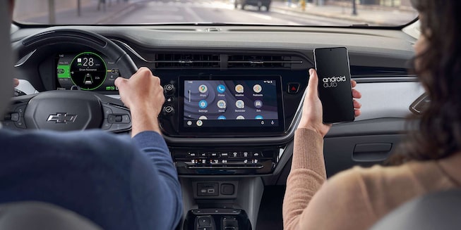 El nuevo vehículo eléctrico Chevrolet Bolt EUV cuenta con Android Auto