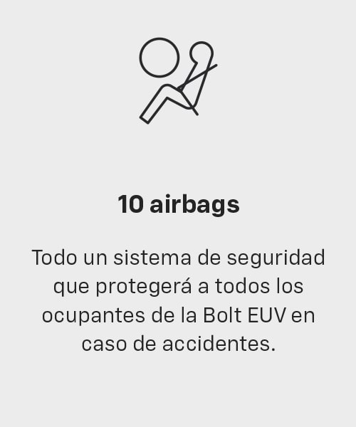 Chevrolet Bolt EUV - 10 airbags