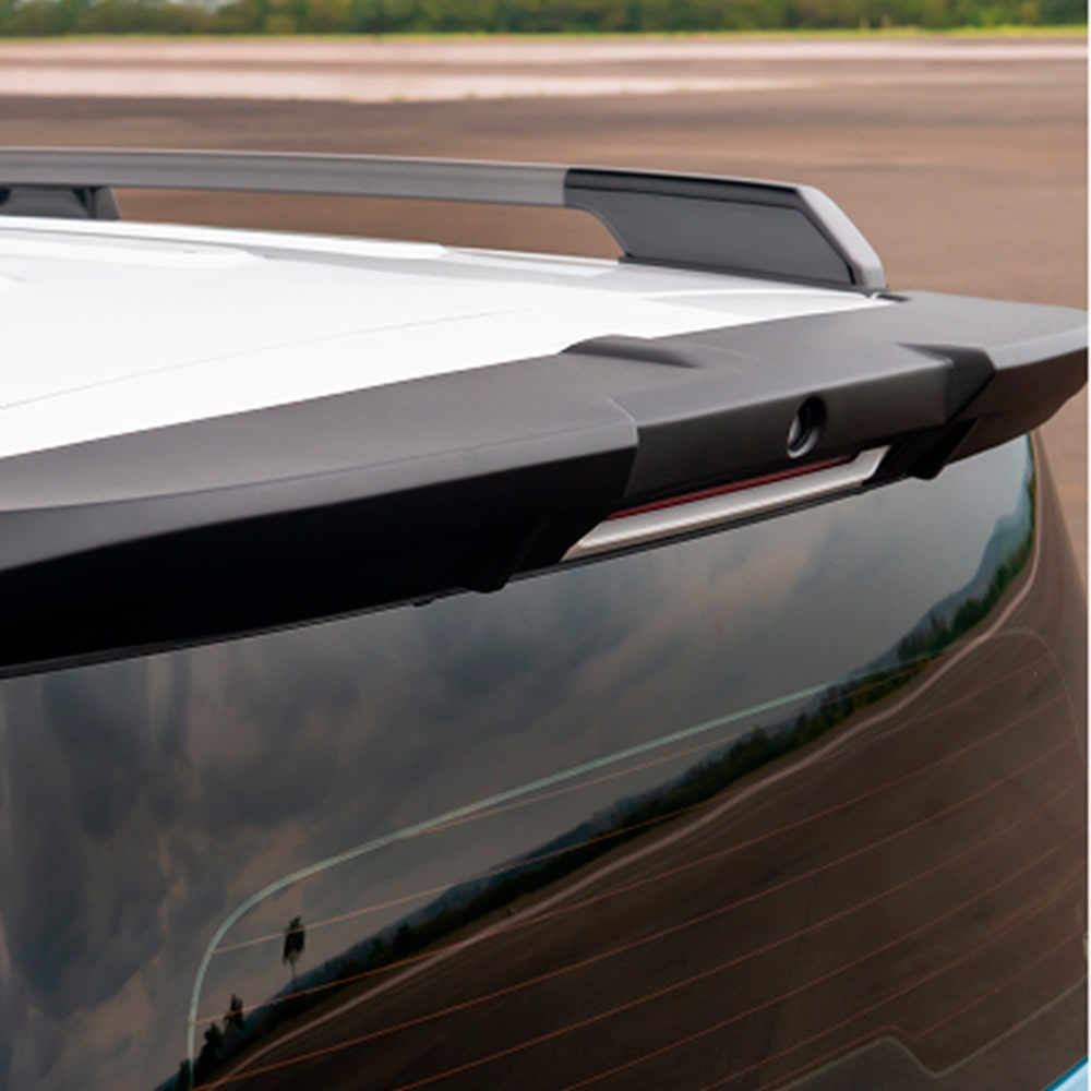 Vista en detalle del alerón trasero del Spark EUV.